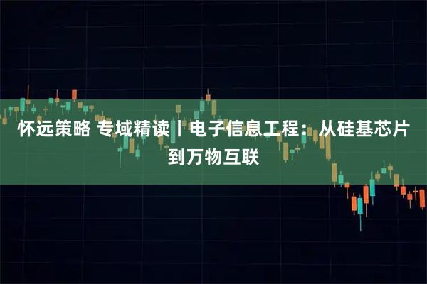 怀远策略 专域精读丨电子信息工程：从硅基芯片到万物互联